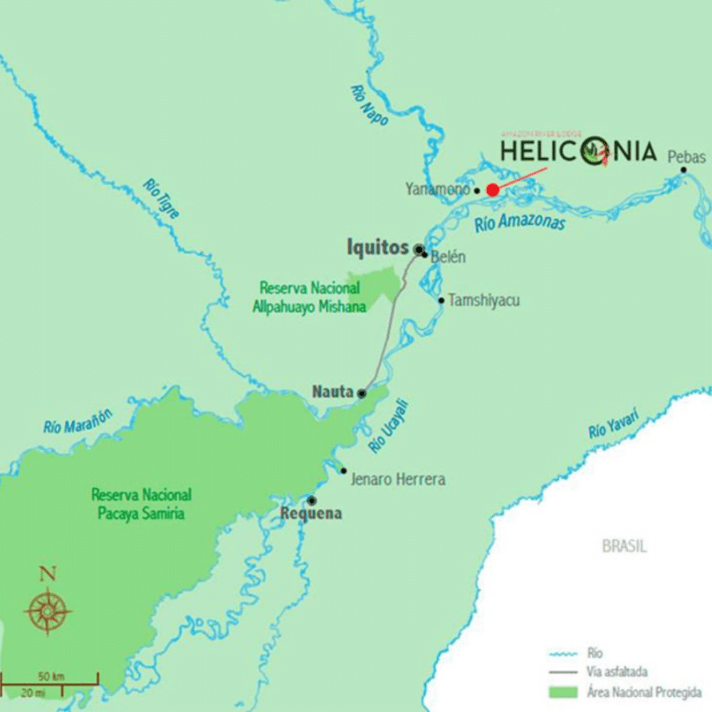Heliconia Landkarte